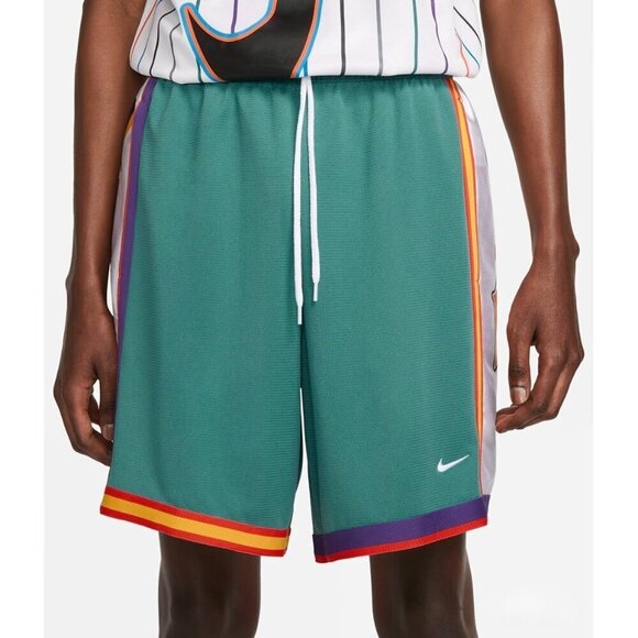 Nike Dri-FIT DNA Men's 8" Retro Basketball Shorts Teal Size Large Loose Fit - Picture 1 of 10
